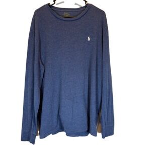 Polo Ralph Lauren Men's Classic-Fit Long Sleeve T-Shirt – Blue, Size L